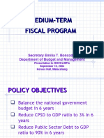 Medium-Term Fiscal Program