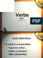 Verbs: Note Taking Guide Available