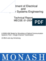 A Simulink Model For Simulation of Optical