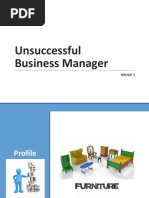 Unsuccessful Business Manager