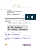 Lesson 3: Seven QC Tools Tool #3: Cause & Effect Diagram