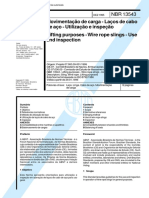 NBR 13543 - Movimentacao de Carga - Lacos de Cabo de Aco - Utilizacao e Inspecao