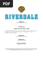 Riverdale Episode Script Transcript Season 1 01 Chapter One The Rivers Edge