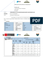 Informe Mensual Del Mes de Marzo 2021