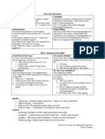 Communication Errors and Skills - Partners