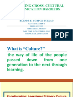 Overcoming Cross-Cultural Communication Barriers: Blande E. Corpuz-Tullao