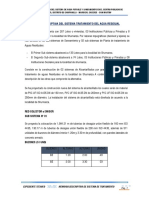 Memoria Descriptiva de Sistema de Tratamiento de Agua Residual