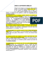 LESSON Caracteristicas de Un Verdadereo Profeta