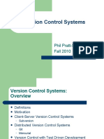 Version Control Systems: Phil Pratt-Szeliga Fall 2010