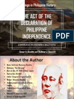 The Act of The Declaration of Philippine Independence