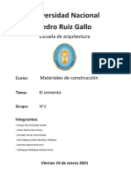 Monografia Del Cemento