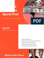 Professional Sponsorship Deck Pitch Deck Presentation