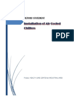 MS-ME-001-Method Statement For The Installation of Air Cooled Chillers 01