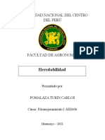 Varianza Fenotípica, Genética y Ambiental.