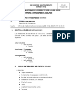 Informe de Mantenimiento Correctivo SSHH Contacto Corredores de Seguros 02-06-21