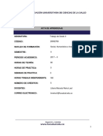 Acta de Aprendizaje Trabajo de Grado II - 2017-2