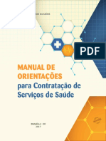 Manual de Orientacoes para Contratacao de Servicos de Saude