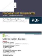 Aula 03 - Fenômenos de Transportes