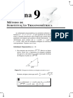 Semana 9 - Método de Substituição Trigonométrica