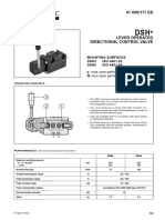 Mounting Surfaces DSH3 ISO 4401-03 DSH5 ISO 4401-05 P Max (See Performances Table)