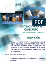 Aditivos para El Concreto