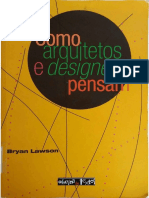 Como Arquitetos e Designers Pensam