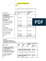 Practice Numericals FSA