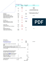 Clariflocculator: Description Unit Input Calculated Range Value Value 54000 Mim M 492 M M