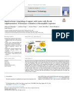 Rapidinhouse Composting of Organic Solid Wastes With Fly Ash Supplementation Performance Evaluation at Thermophilic ExposuresBioresource Technology