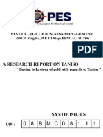 A Research Report On Tanisq: Pes College of Business Management