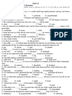 Question 1: Choose The Most Suitable Word or Phrase (A, B, C, or D) To Fill in Each Blank (20 Points)