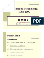 La Recherche Experimentale Cours 21