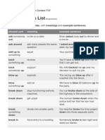 Phrasal Verbs List Vocabulary EnglishClub