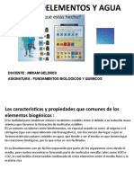 Bioelementos y Biomolecula Del Agua-Sesion 3