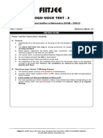 IOQM Mock Test-3