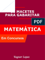 Macetes de Matemática para Concursos