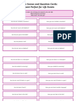 Picture Scenes and Question Cards:: Present Perfect For Life Events