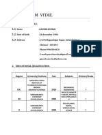 Curriculum Vitae