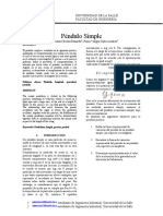 Informe 2 Péndulo