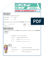 Ejercicios Con Exp Algebraicas