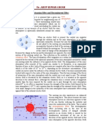 Relaxation and Electrophoretic Effects