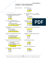 Chapter # 1: Measurements