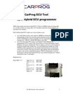 CARPROG Opel ECU Programmer User Manual