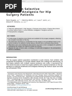 2018-Bugada-Update On Selective Regional Analgesia For Hip Surgery Patients