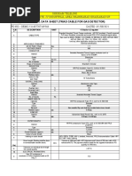 Technical Data Sheet (Triad Cable For Gas Detector)