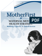 MotherFirst - Maternity Mental Health Strategy: Building Capacity in Saskatchewan