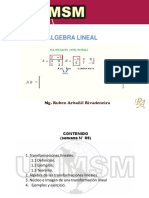 Semana #09 (Álgebra Lineal)