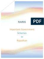 Important Government Schemes in Rajasthan