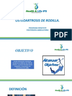 Osteoartrosis de Rodilla