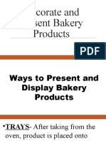 Decorate and Present Bakery Products